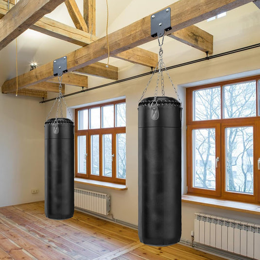 360° draaibare bokszakhouder voor wand- en plafondmontage