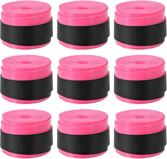 Set aus 9 Schläger-Griffbändern rosa