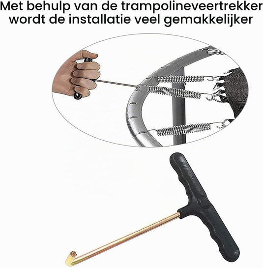 Trampolineveren 10 stuks 12,7-18 cm met veertrekker – vervangingsveren – trampoline accessoires