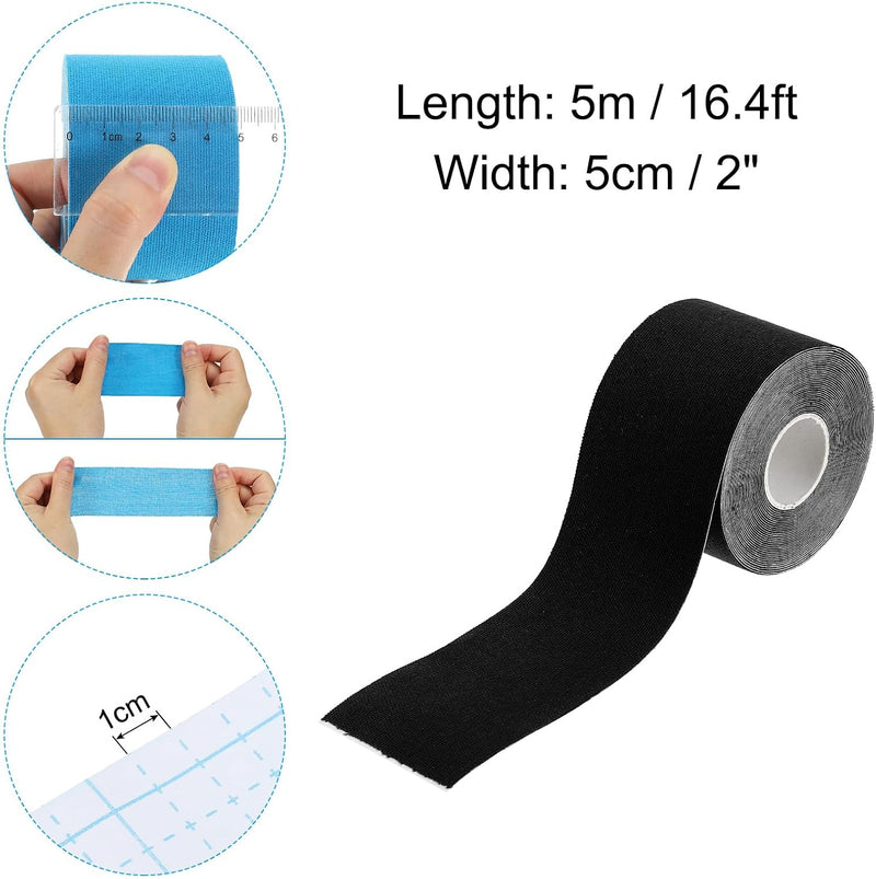 Załaduj obraz do przeglądarki galerii, Antislip katoenen sporttape 5 m x 5 cm (1 rol) - Zelfklevende gripband &amp; sporttaping - Griptape tennisracket &amp; aerial hoop
