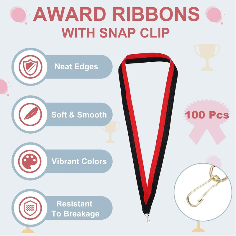 Chargez l'image dans la visionneuse de la galerie, Medaille neklinten 100 stuks 43 x 2,2 cm met klikclips – award linten – sport accessoires
