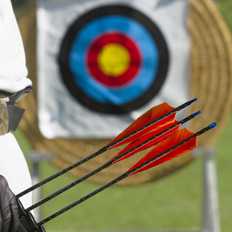 Laad afbeelding in Galerijviewer, Pijlveren 50 stuks 4 inch van kalkoenveer – arrow fletching – boogschieten accessoires
