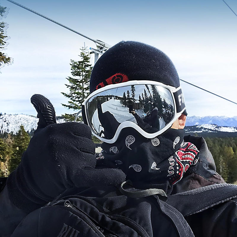 Load image into Gallery viewer, Findway Skibril,Skibrillen Dames Heren Volwassenen voor Brildragers OTG,UV Bescherming Anti Mist Ski Goggles Bolvormige Spiegel
