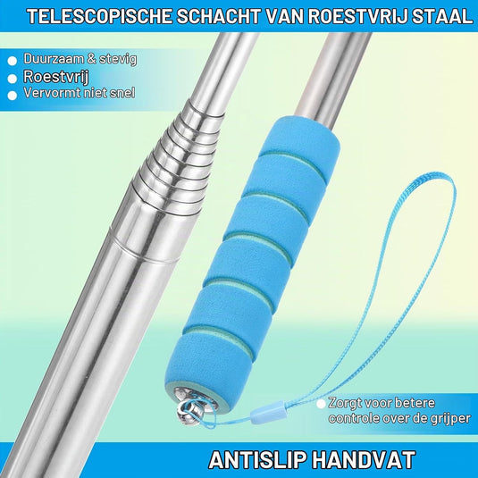 Telescopische golfbal retriever 43-274 cm van roestvrij staal – golfbalvanger – golf accessoires
