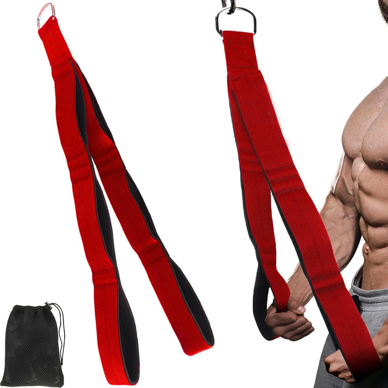 Load image into Gallery viewer, triceps touw fitness apparatuur, krachttraining Spantouw wordt geleverd met opbergtas, Triceps-trainer voor lat pulldowns, geschikt voor triceps krachttraining gym accessoire
