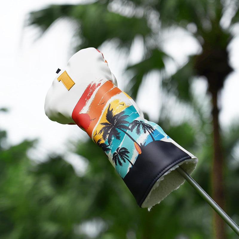 Load image into Gallery viewer, Golf putter beschermhoes met magnetische sluiting 16,8 x 13 cm van kunstleer – putter headcover – golfclub bescherming
