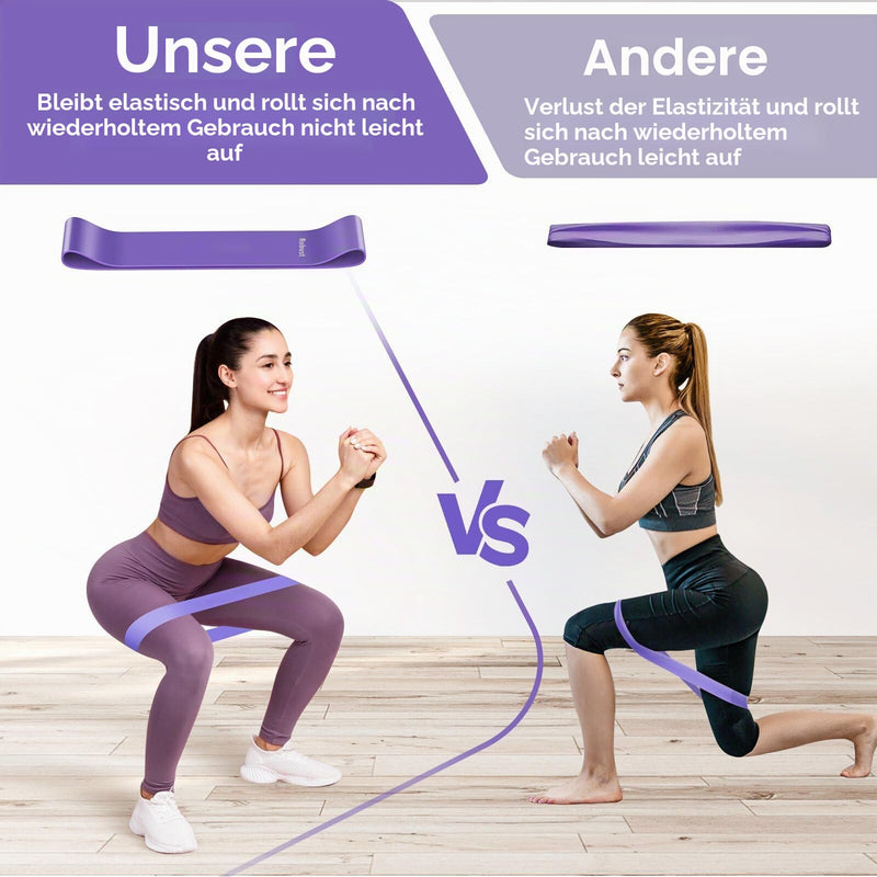 Load image into Gallery viewer, Fitness elastieken 5-delige set met verschillende weerstandsniveaus – weerstandsbanden – resistance bands
