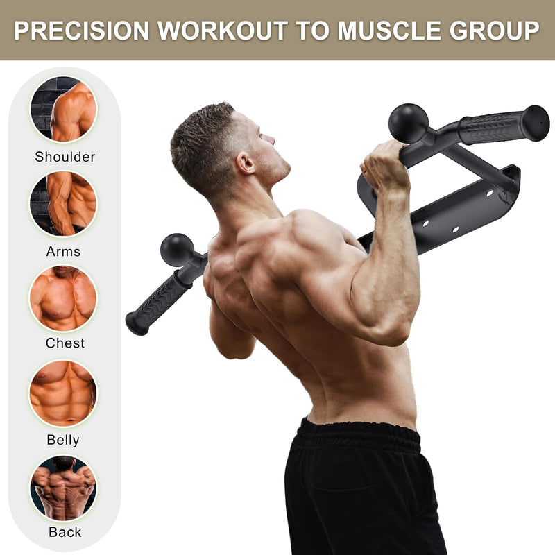Laden Sie das Bild in Galerie -Viewer, Optrekstang 95 cm voor wand plafond en balk tot 227 kg – pull-up bar – krachttraining
