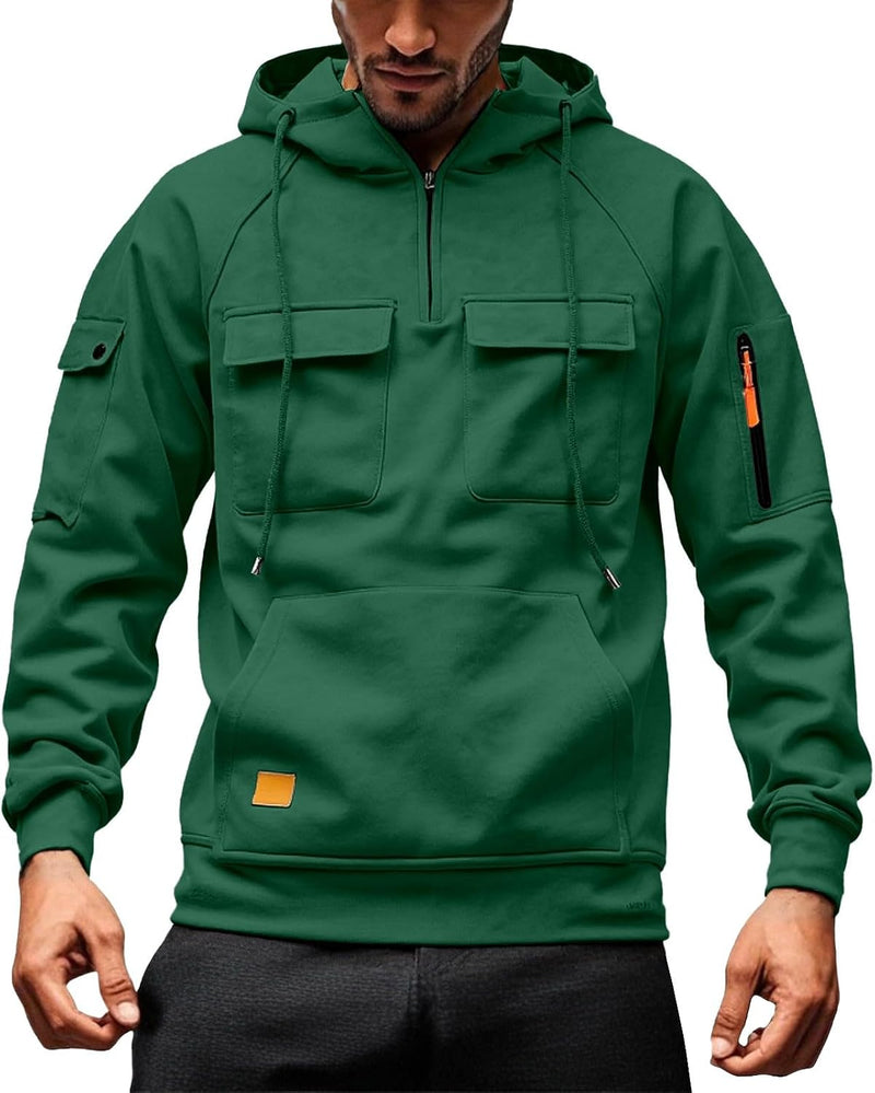 Laden Sie das Bild in Galerie -Viewer, Heren hoodie met capuchon en kangoeroezak voor de winter – sweater – capuchontrui
