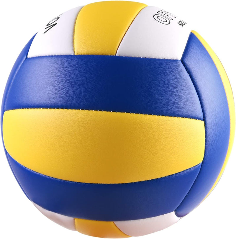 Load image into Gallery viewer, Volleybal maat 5 PU leer zacht indoor outdoor volleyballen sport training spel spelen bal voor beginners, tieners en volwassenen, 8,2
