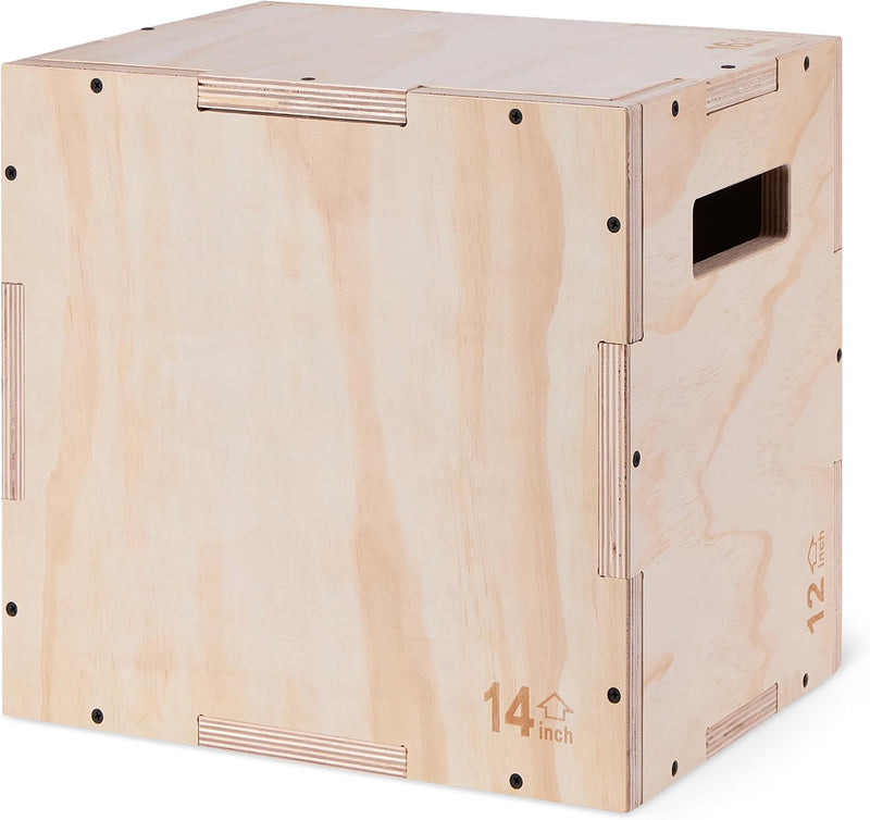 Laad afbeelding in Galerijviewer, Houten plyo box met 3 hoogtes tot 204 kg – jump box – plyometrische trainingsbox
