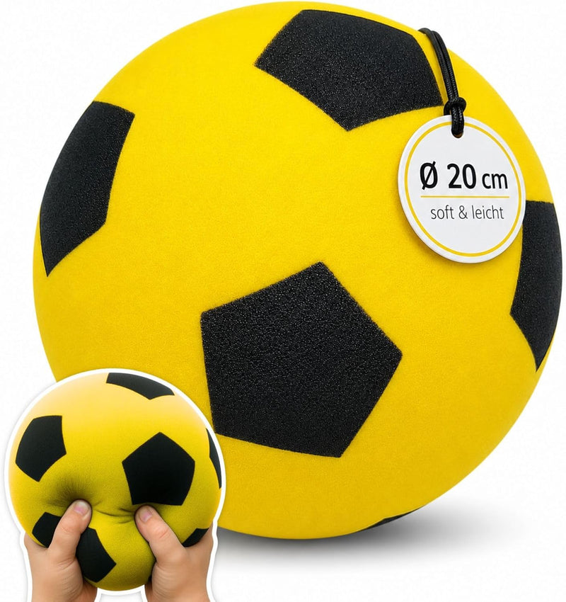 Laden Sie das Bild in Galerie -Viewer, Zachte schuimrubberen voetbal 20 cm

