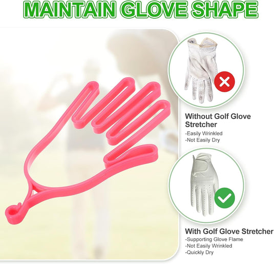 Golfhandschoen houder met ophanghaak – handschoenspanner en droger – golf accessoires