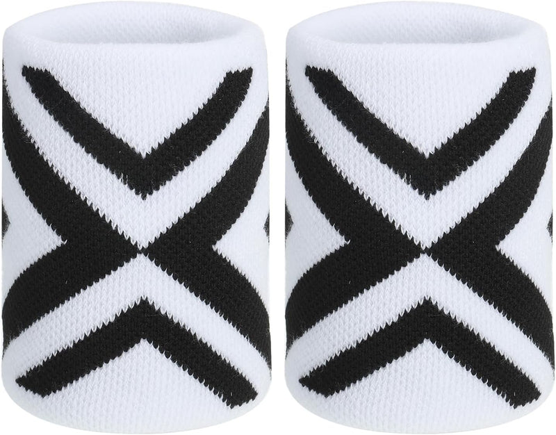 Laad afbeelding in Galerijviewer, Sport polszweetbanden 2 stuks voor dames en heren – absorberende polsbandjes – fitness accessoires
