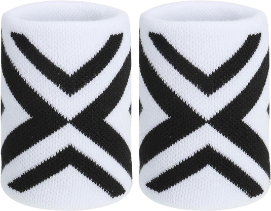 Sport polszweetbanden 2 stuks voor dames en heren – absorberende polsbandjes – fitness accessoires