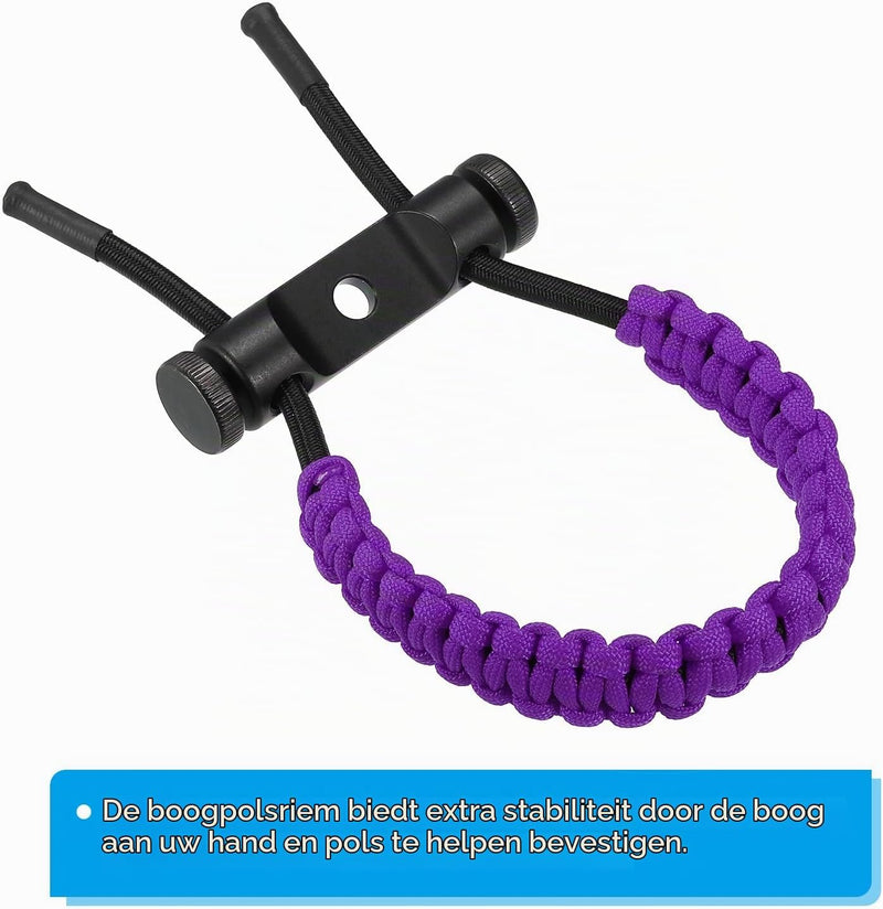 Laden Sie das Bild in Galerie -Viewer, Boogschieten polsriem verstelbaar van nylon – boog polsband – compoundboog accessoires
