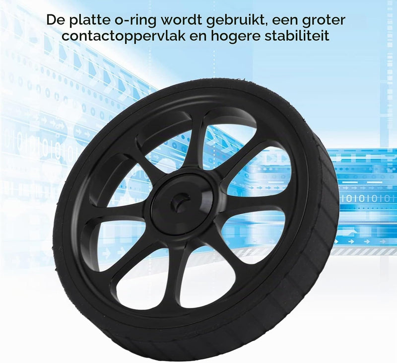 Załaduj obraz do przeglądarki galerii, Vouwfiets transportwiel 82 mm van aluminium met ingebouwd lager voor 3sixty fietsen – easywheel – fietsonderdelen
