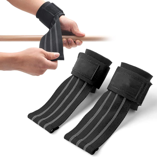 TNSLAND liftingstraps voor krachttraining, polsbandages voor fitness, bodybuilding, powerlifting, crossfit en gymaccessoires