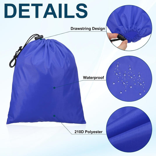 Opbergzakken met trekkoord 35 x 40 cm 6 stuks – waterbestendige reiszakken