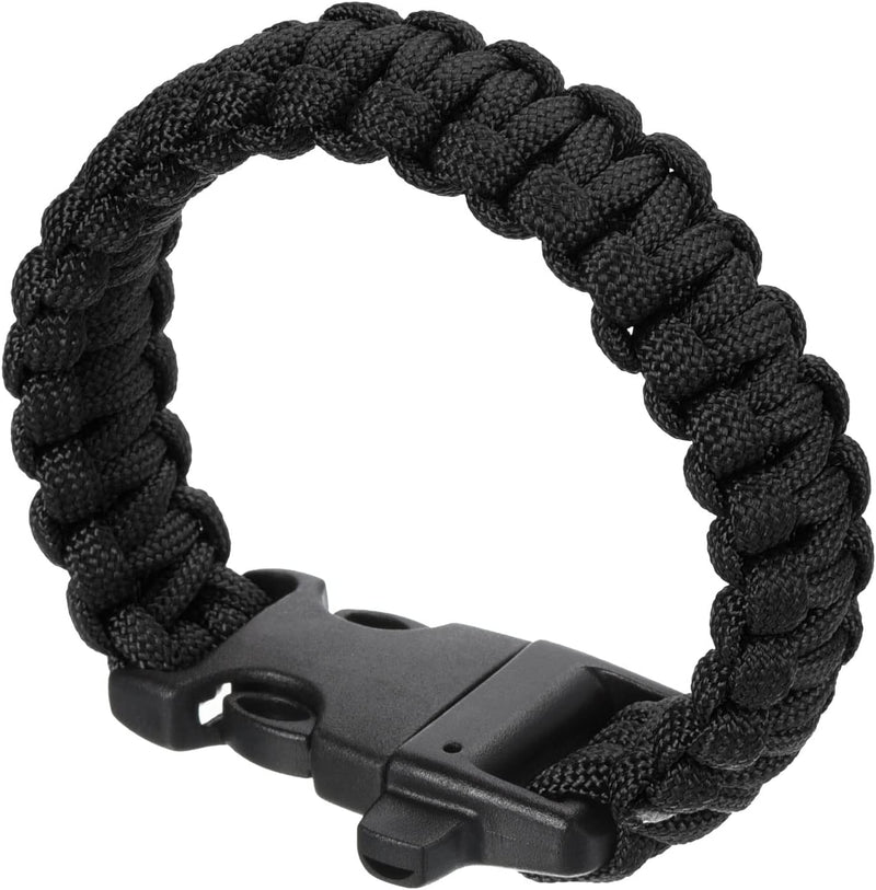 Chargez l'image dans la visionneuse de la galerie, Bracelet de survie en paracorde, 25 cm, tressé, avec boucle – bracelet outdoor – accessoires de camping
