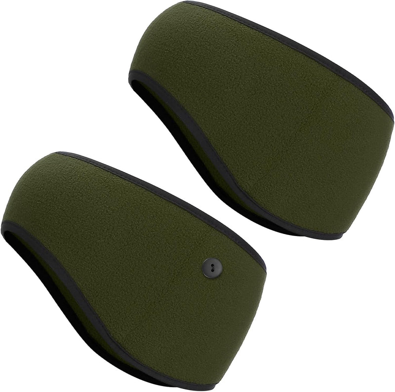 Laden Sie das Bild in Galerie -Viewer, Fleece oorwarmers 2 stuks – warme sporthoofdbanden – hardloop fiets accessoires
