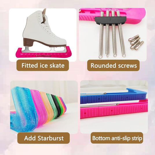 Schaatsbeschermers met zachte blade covers – complete set