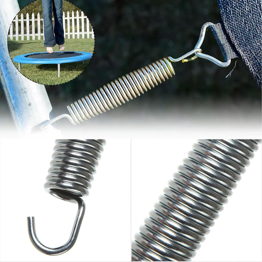 Trampolineveren 15 stuks 140 mm met dubbele haken – vervangingsveren – trampoline accessoires
