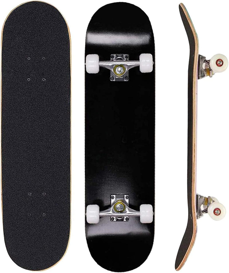 Laad afbeelding in Galerijviewer, Skateboard 78 x 20 cm met 7-laags esdoorn deck en ABEC-7 lagers – stunt skateboard – beginners
