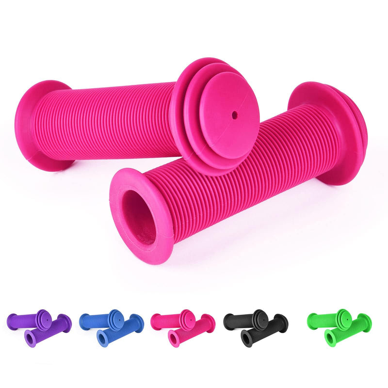 Load image into Gallery viewer, URAQT Fietshandgrepen, 1 paar Kinderfietshandgrepen, Antislip Kinderfietsgrepen 22 mm Stuurgrepen stootbescherming, Rubberen Handvatten voor Scooters Driewielers Kinderloopfiets Kinderfiets
