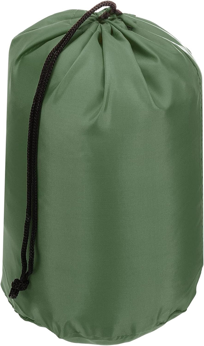 Laad afbeelding in Galerijviewer, Waterdichte opbergzak 34,5 x 67 cm met trekkoord donkergroen – stuff sack – camping accessoires
