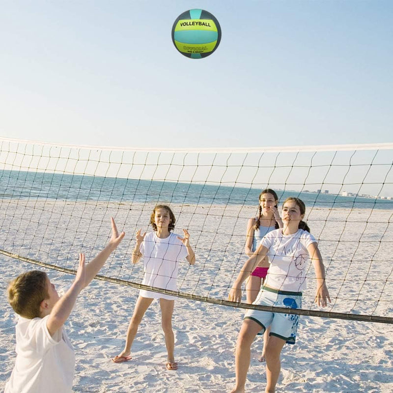 Load image into Gallery viewer, Volleybal maat 5 PU leer zacht indoor outdoor volleyballen sport training spel spelen bal voor beginners, tieners en volwassenen, 8,2

