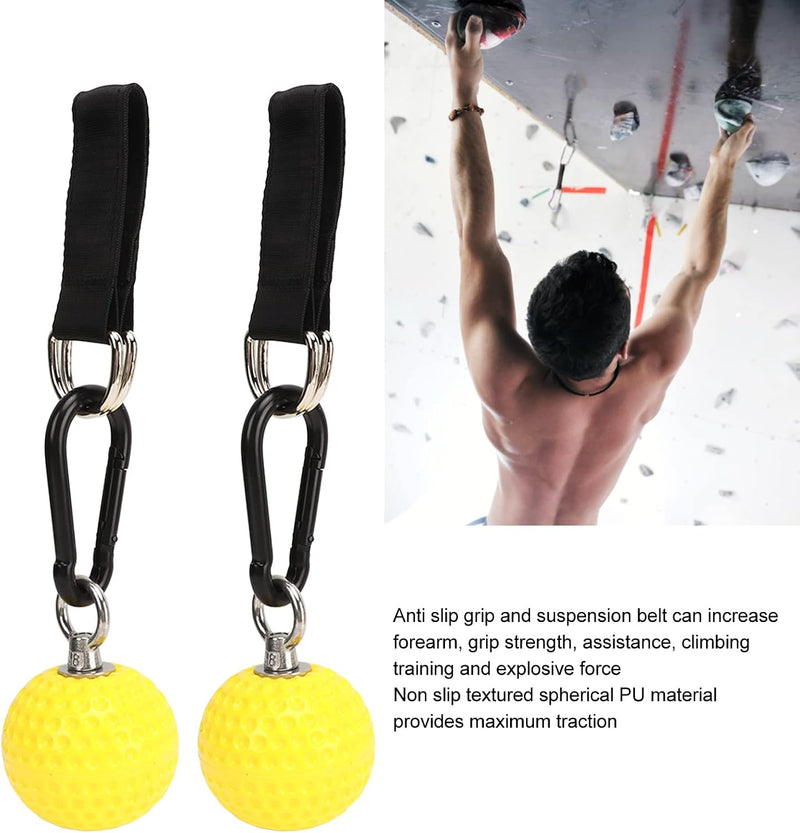 Laden Sie das Bild in Galerie -Viewer, Pull-up balgreep voor griptraining geel
