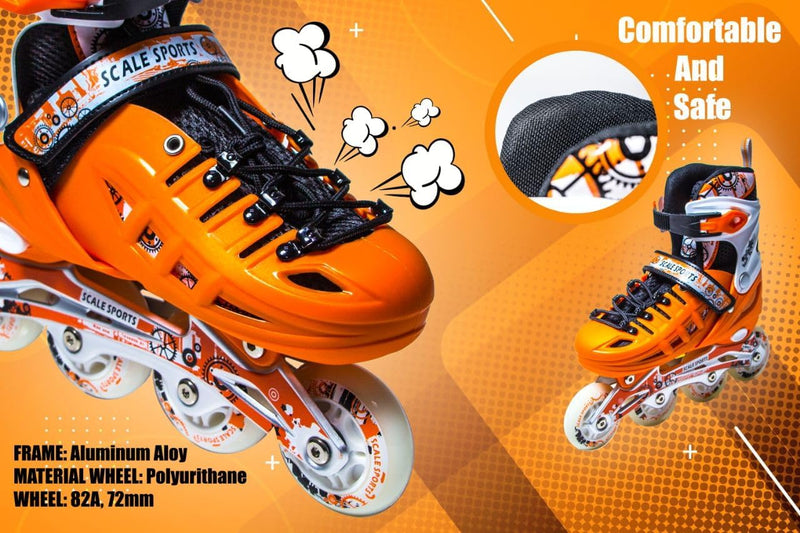 Load image into Gallery viewer, Adjustuble Rolschaatsen met oplichtende wielen voor kinderen en volwassenen - Kids Inline Roller laarzen met opbergtas voor peuters, rolschaatsen voor meisjes, jongens, professionals en
