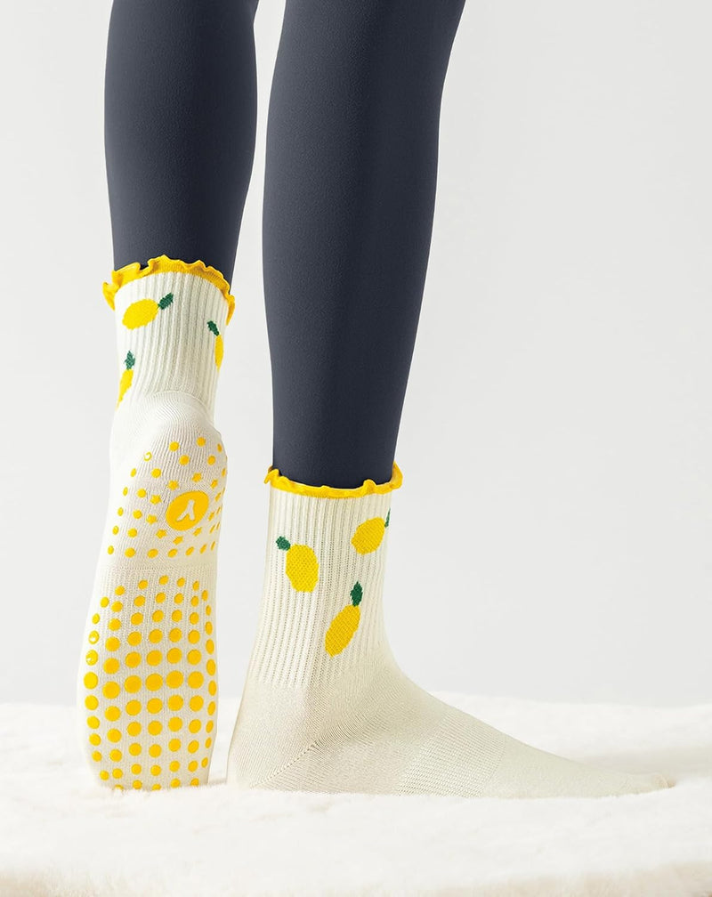 Laden Sie das Bild in Galerie -Viewer, Pilates antislip sokken dames maat 36-40 met gripnoppen – yoga sokken – fitness sokken
