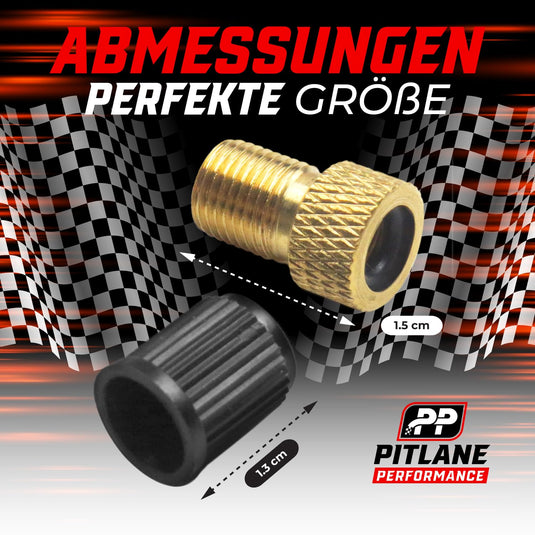 Fietsventiel adapter set 15-delig voor Presta Dunlop en Schrader – ventieladapter – fietsaccessoires
