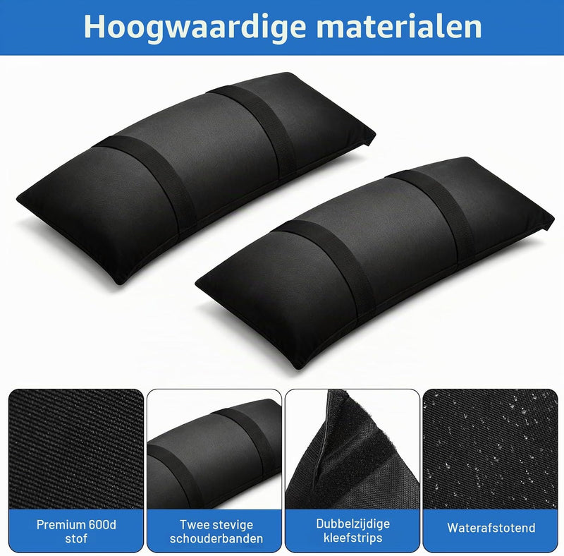 Chargez l'image dans la visionneuse de la galerie, Verzwaringszakken 2 stuks 70 x 25 cm vulbaar tot 20 kg – zandzakken – outdoor gewichten
