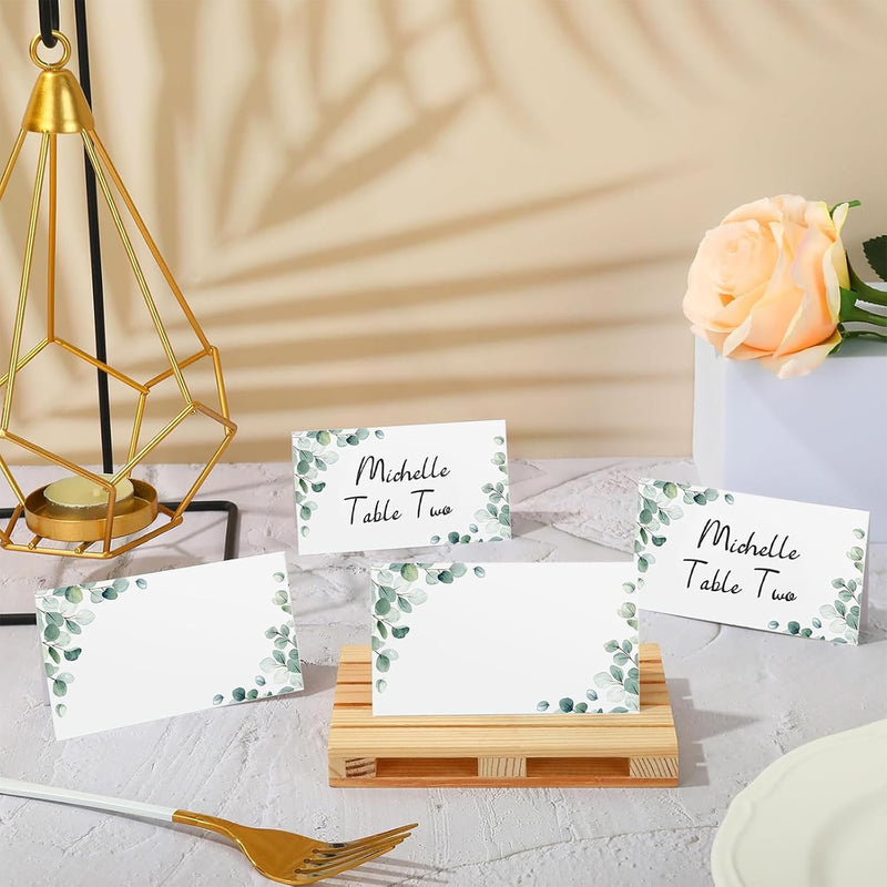 Load image into Gallery viewer, 100 Stuks trouwplaatskaartjes, Plaatskaartjes voor tafeldecoraties, Elegant ontworpen plaatskaartjes voor bruiloften, ceremonies, verjaardagen, dopen, communies en andere festiviteiten
