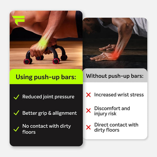 Opvouwbare push-up bars 2 stuks met schuimhandgrepen tot 200 kg – parallettes – calisthenics