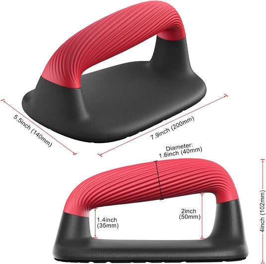 Push-up bars met ergonomische handgrepen en antislip basis – opdruksteunen – krachttraining
