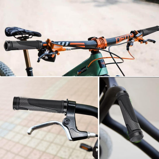 Fietshandvatten set 22 mm zwart antislip