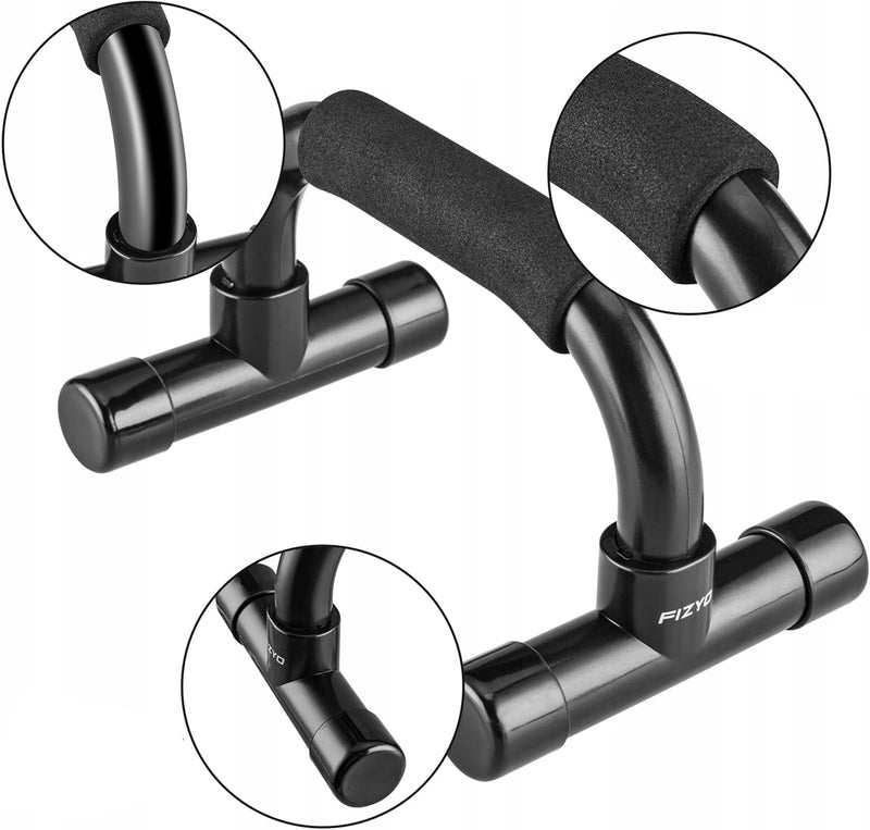 Laden Sie das Bild in Galerie -Viewer, Opvouwbare push-up bars 2 stuks met schuimhandgrepen tot 200 kg – parallettes – calisthenics
