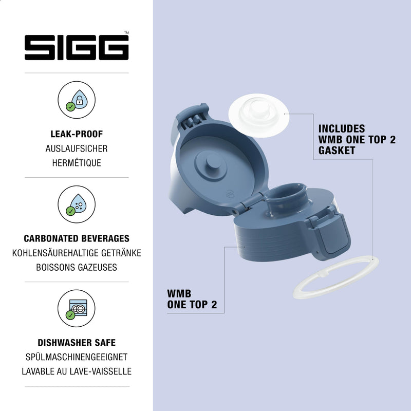 Laad afbeelding in Galerijviewer, Vervangende drinkfles dop met lekvrije sluiting en siliconen afdichting – flesdop – drinkfles accessoire

