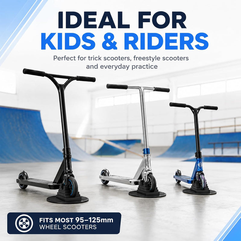 Load image into Gallery viewer, Universele Scooter Stand, Universele Stepstandaard voor Wielen van 95 mm tot 125 mm, Extra Stabiele Standaard, Stepstandaard voor Pro Freestyle Scooter, Stuntstep
