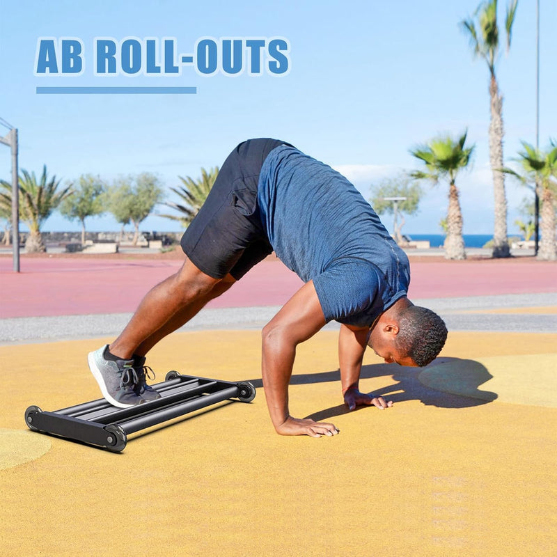 Load image into Gallery viewer, Hamstring roller met V-vormige voetsteun en soepele wielen – glute trainer – core trainer
