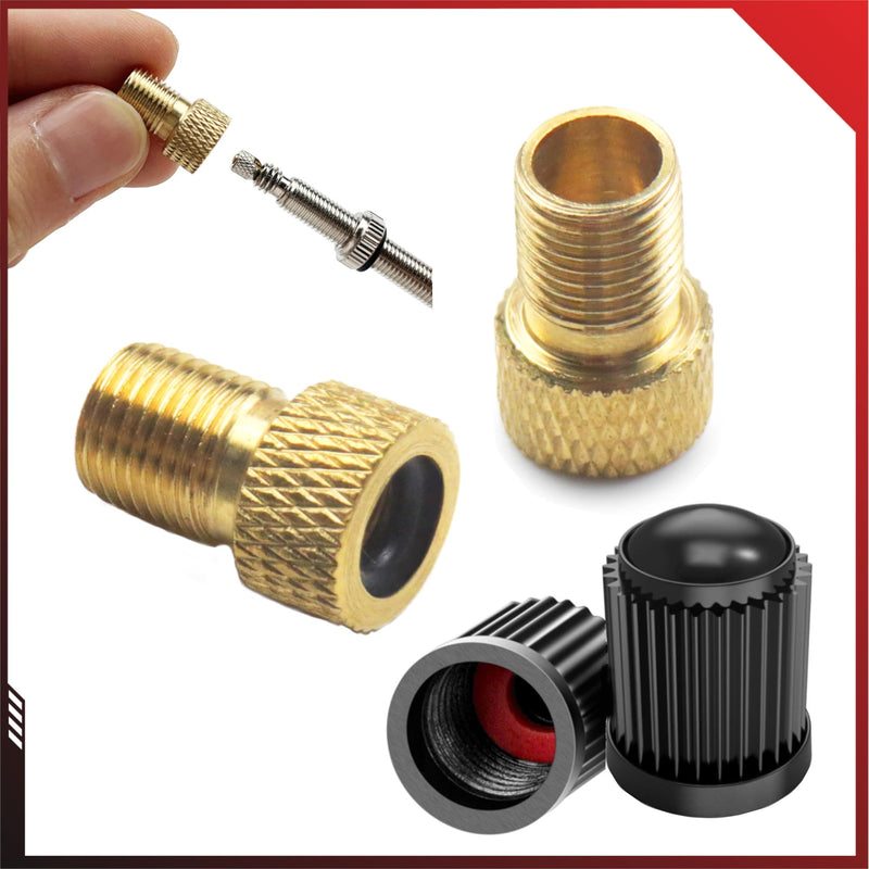 Load image into Gallery viewer, Fietsventiel adapter set 15-delig voor Presta Dunlop en Schrader – ventieladapter – fietsaccessoires
