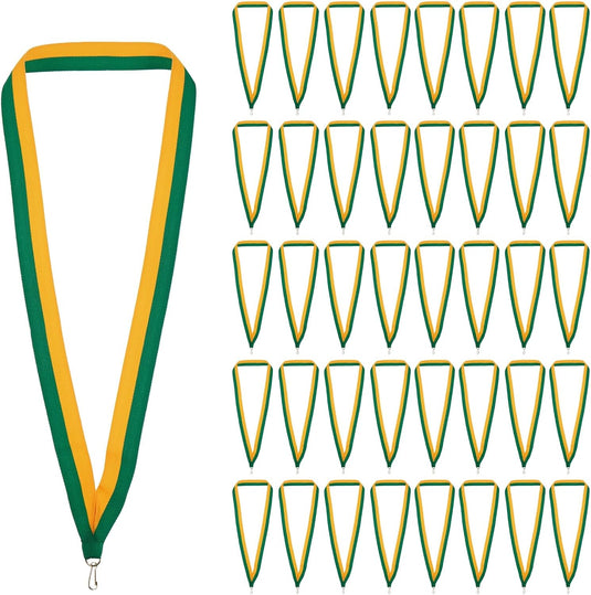 Medaille neklinten 100 stuks 43 x 2,2 cm met klikclips – award linten – sport accessoires