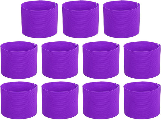 Aanvoerdersbanden 11 stuks verstelbaar 33 x 7 cm – captain armbanden – voetbal accessoires