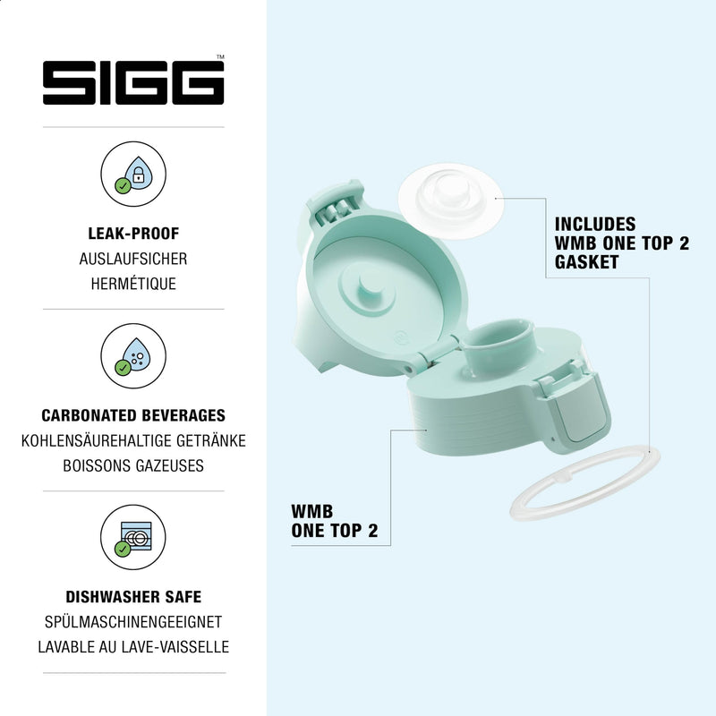 Laad afbeelding in Galerijviewer, Vervangende drinkfles dop met lekvrije sluiting en siliconen afdichting – flesdop – drinkfles accessoire
