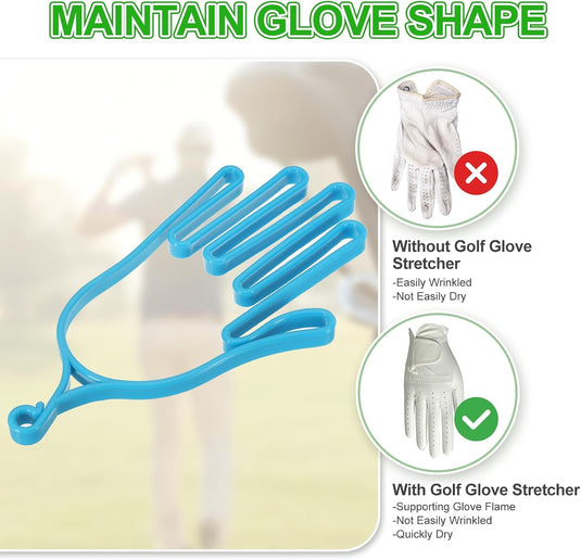 Golfhandschoen houder met ophanghaak – handschoenspanner en droger – golf accessoires