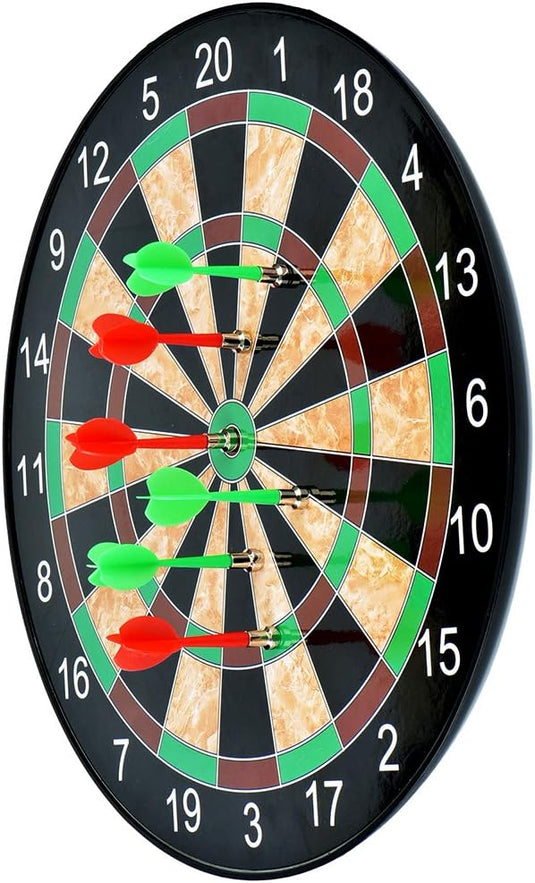 Magnetyczna tarcza do darta 17 cali z 12 magnetycznymi rzutkami w 2 kolorach – magnetyczny dart – gra w darta